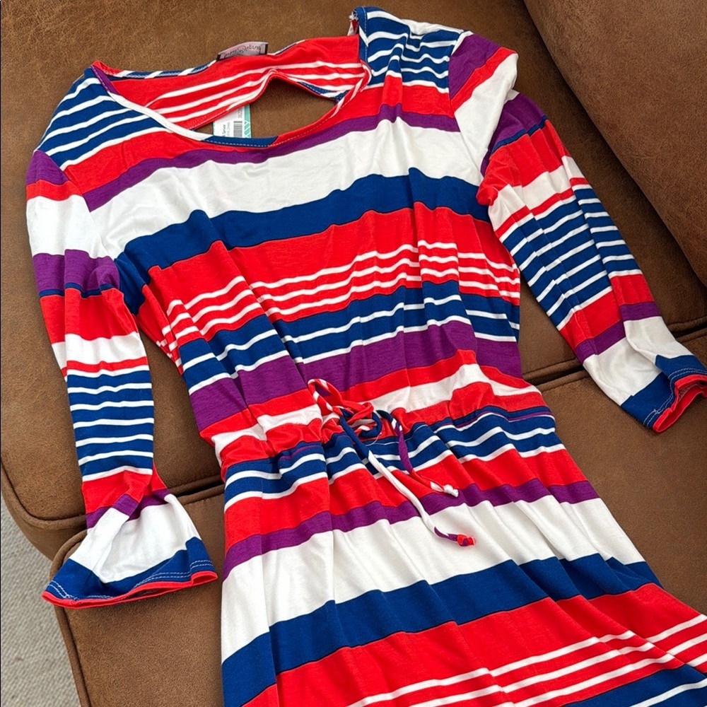 Colorful Striped Dress